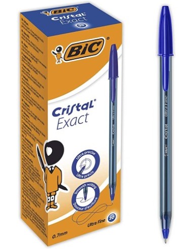 DŁUGOPIS BIC CRISTAL EXACT 0,7MM NIEBIESKI 1 SZT