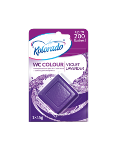 KOSTKA BARWIĄCA WC COLOUR VIOLET LAVENDER 2 SZT