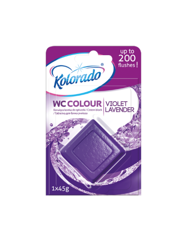 KOSTKA BARWIĄCA WC COLOUR VIOLET LAVENDER 2 SZT