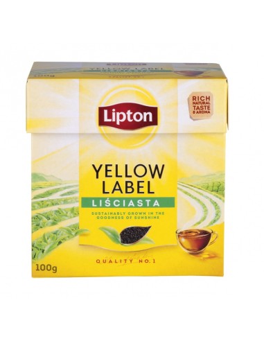 HERBATA LIPTON CZARNA, LIŚCISTA, 100 GRAM