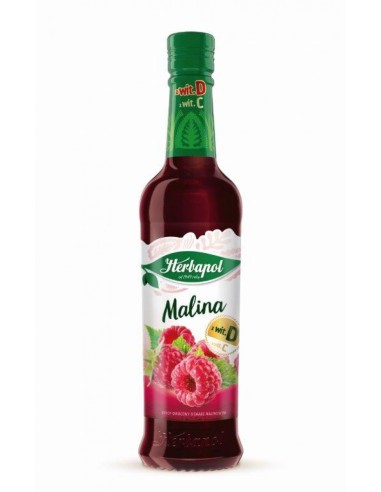 SYROP HERBAPOL OWOCOWA SPIŻARNIA, MALINOWY  420 ML