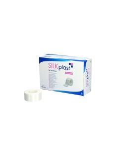 SILKplast - przylepiec mocujący ze sztucznego jedwabiu, 2,5cm x 9,14m 1 sztuka