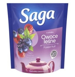 Herbata SAGA Owoce Leśne – aromatyczna mieszanka owocowa 34 g