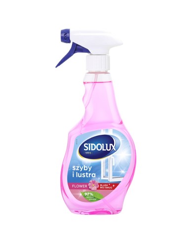 SIDOLUX CRYSTAL PŁYN DO MYCIA SZYB - FLOWER 500ML