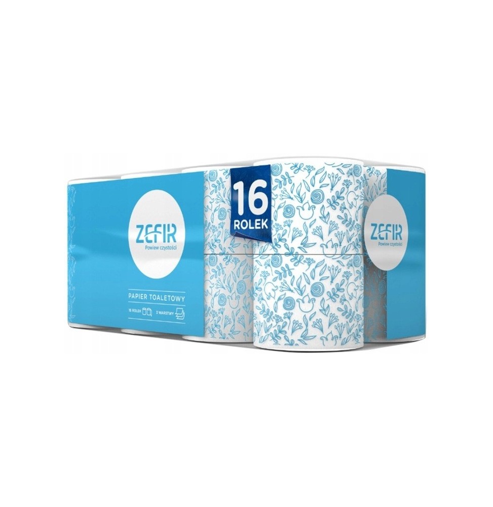 PAPIER TOALETOWY ZEFIR CELULOZA 3W 15 M 16 ROLEK